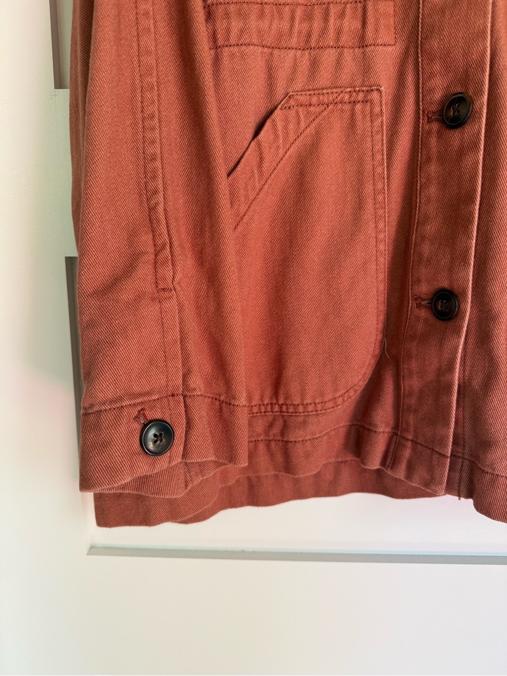 Madewell Ashgrove Chore Jacket in Warm Umber Rust Utility Jacket - Picture 5 of 8